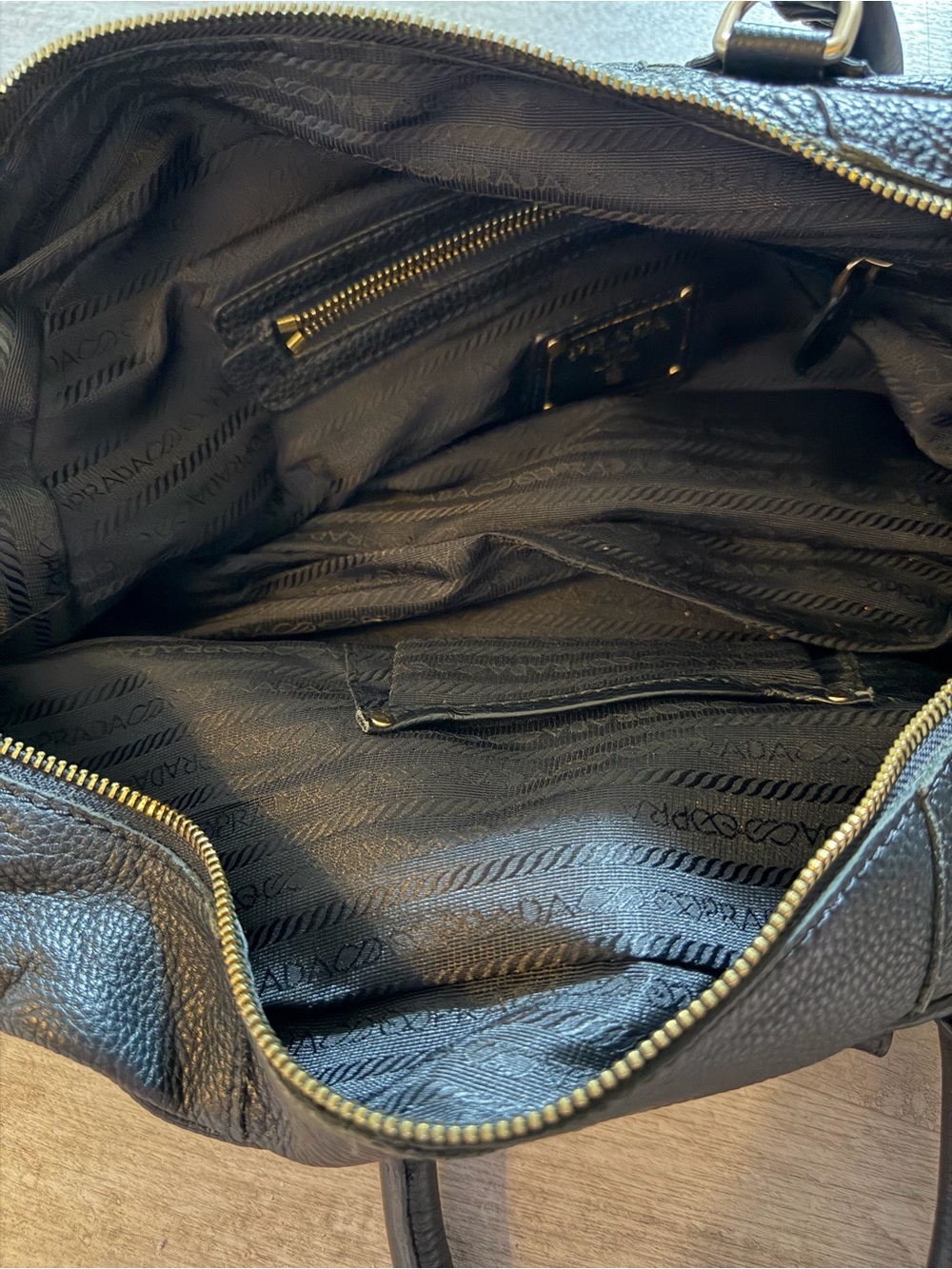 PRADA Black Bowler Bag — FREE SHIPPING!! - Picture 9 of 10